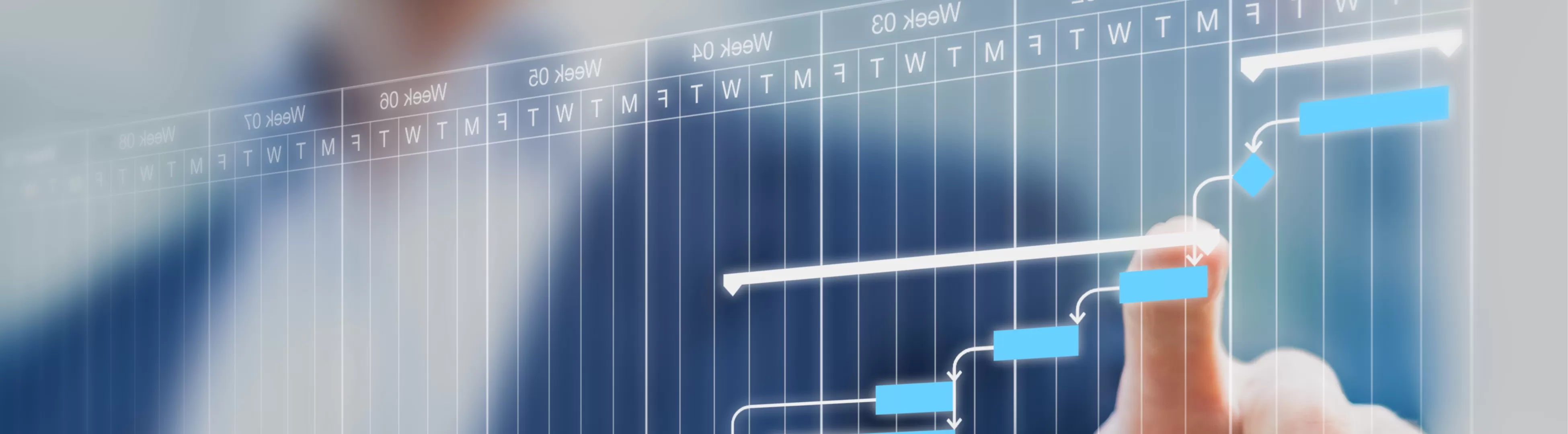 project management Gantt chart